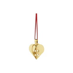 2025 Juleornament Hjerte, guld