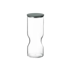 ALFREDO opbevaringsdåse large 1,5 L, glas/grøn