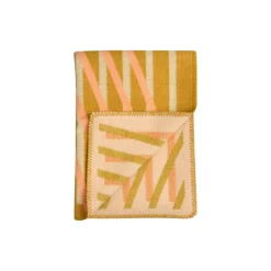 BISLETT Throw, peach & pistachio