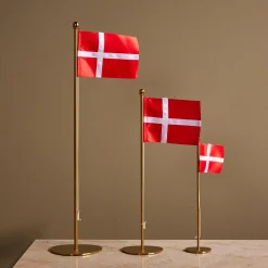 Bordflagstang, messing