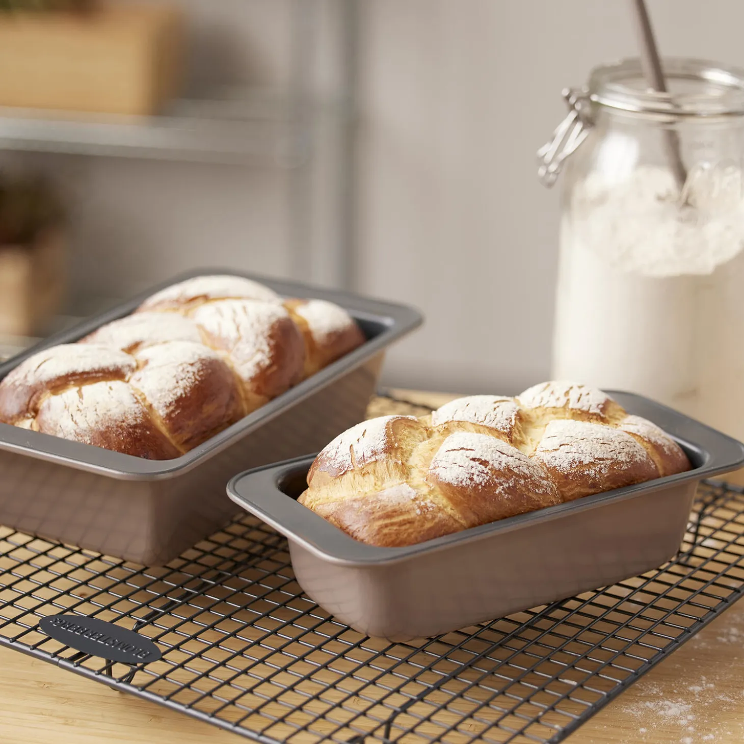 Brødform, latte