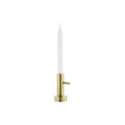 Candle Holder Single #1, messing