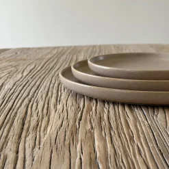 CAPRI Lille Tallerken, mat taupe