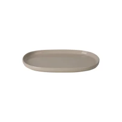 CAPRI Oval Tallerken, varm sand