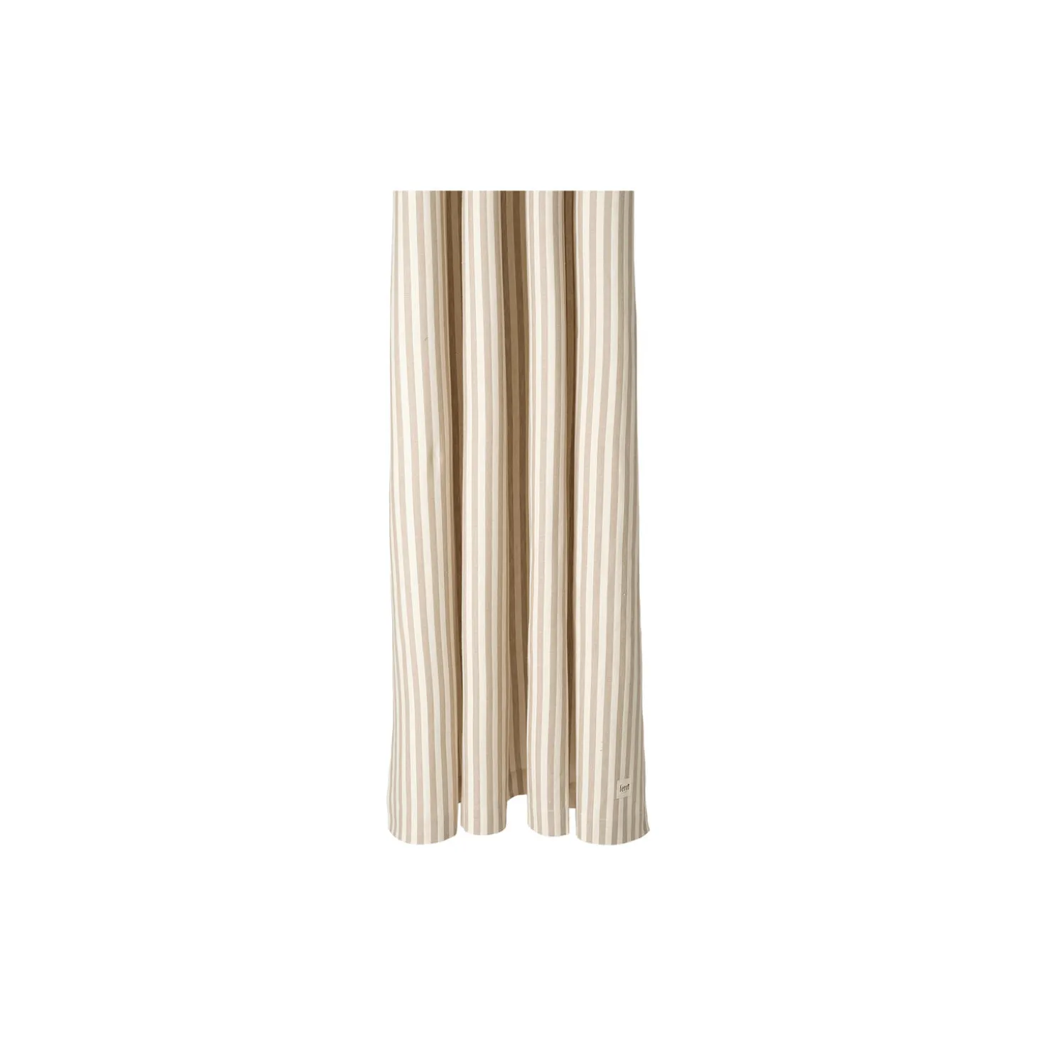 Chambray Shower Curtain, sand/off-white
