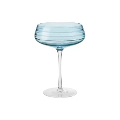 Champagne Coupe Triple Cut, blue