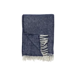 Chevron plaid, dark denim
