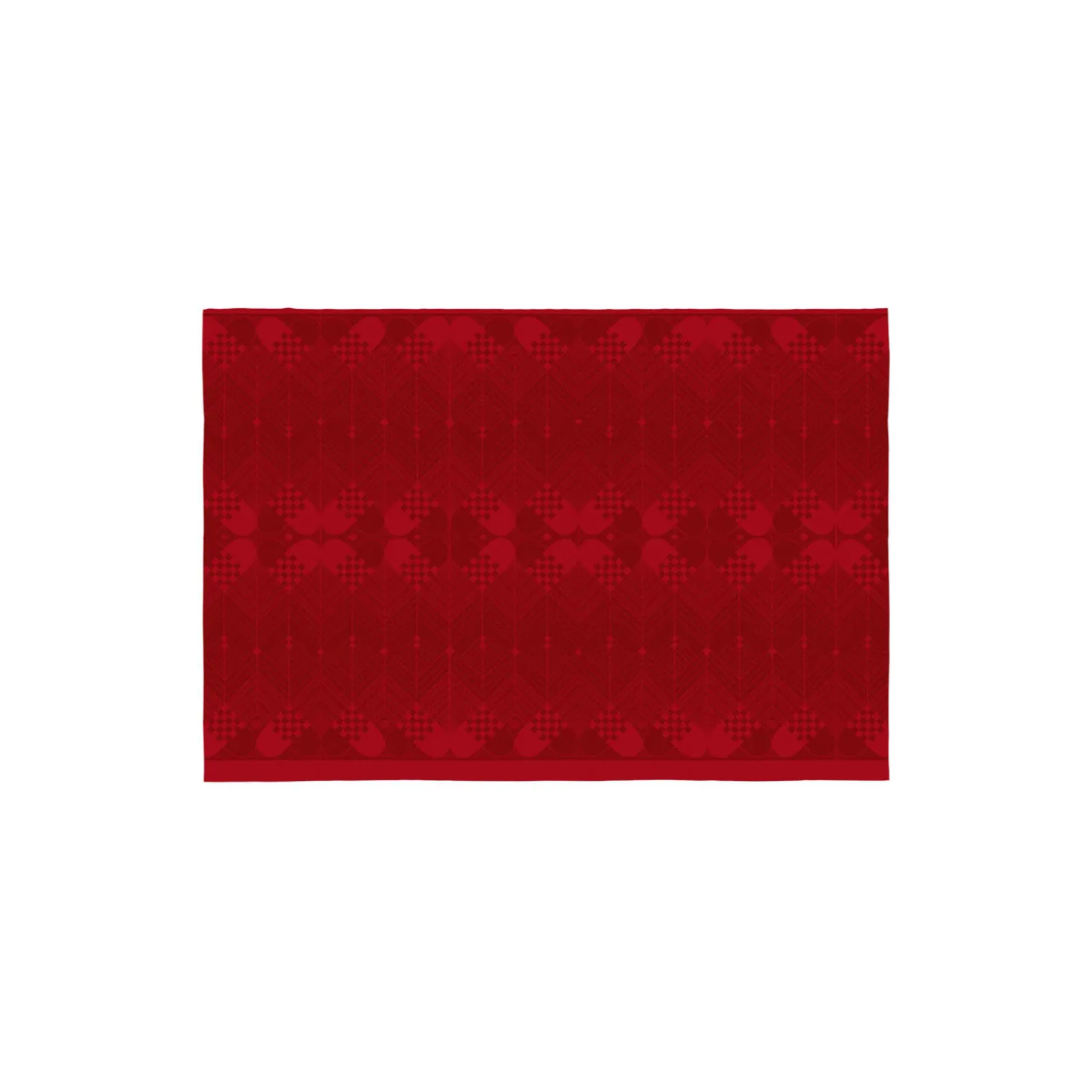 CHRISTMAS dug, deep red