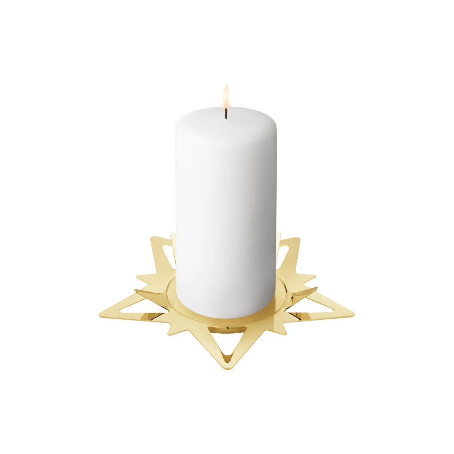 Classic Christmas stjernelyseholder til bloklys