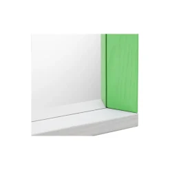 Colour Frame Mirror Large, green/pink