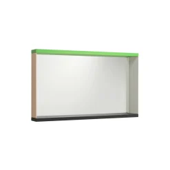 Colour Frame Mirror Medium, green/pink