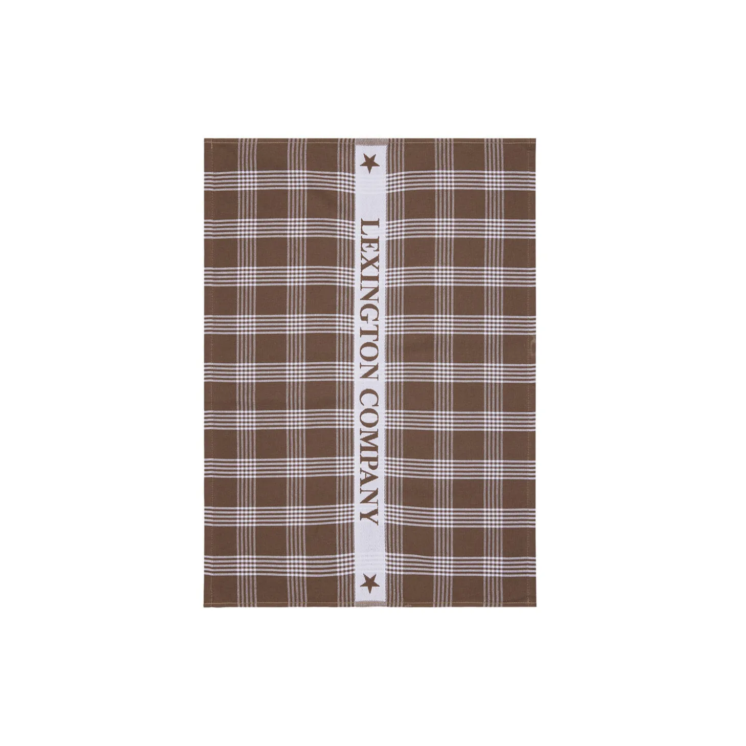 Cotton Terry Kitchen Towel, stone/white