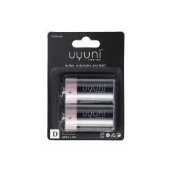 D Battery, 1,5V, 16.000 mAh, 2-pack