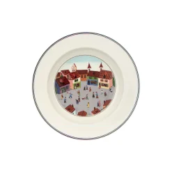 Design Naif dyb tallerken Ø 21 cm, village
