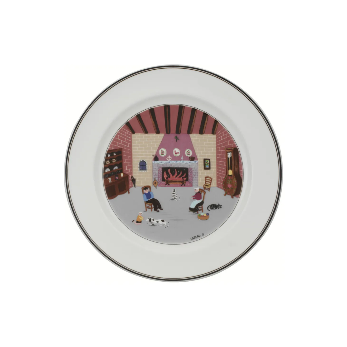Design Naif tallerken Ø 27 cm, fireplace