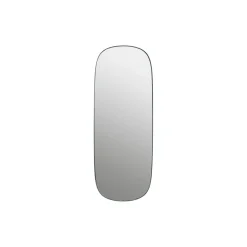 Framed Mirror, dark green/clear