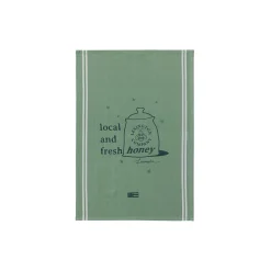 Fresh Honey Organic Cotton Kitchen Towel, green