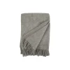 Gotland uld plaid, natural grey