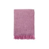 Gotland uld plaid, pink