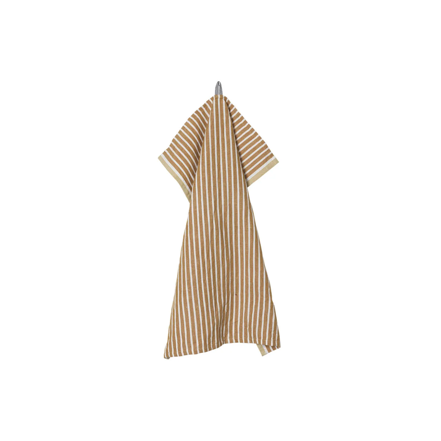 Hale Tea Towel, golden brown/silver fern