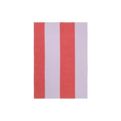 Hale Tea Towel, red/lilac