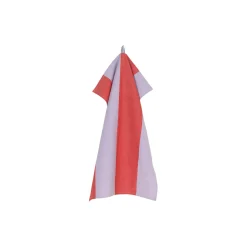 Hale Tea Towel, red/lilac