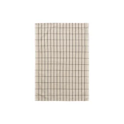 Hale Tea Towel, sand/black