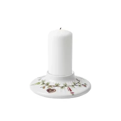 Hammershøi Christmas bloklysestage, hvid m. deko