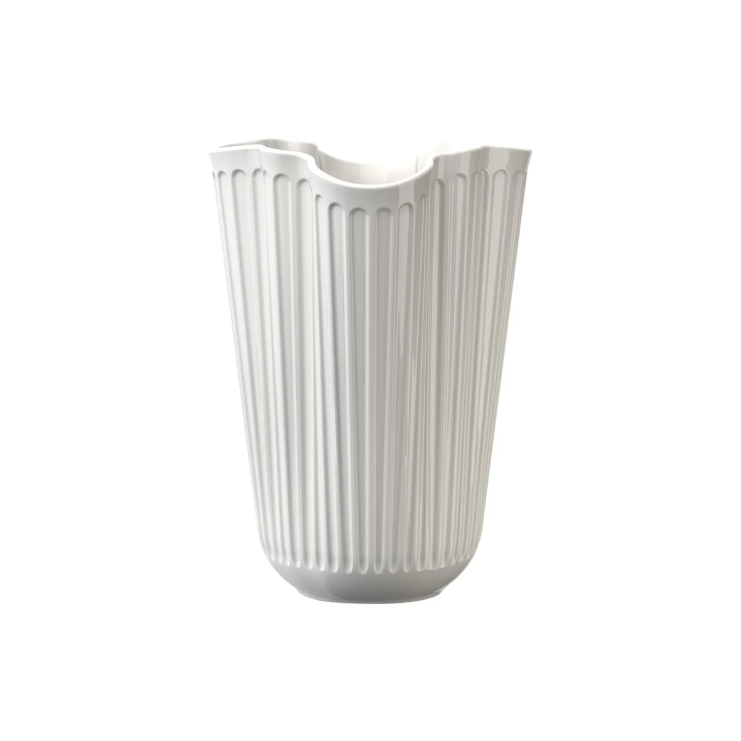 Hammershøi Unfold Vase, hvid