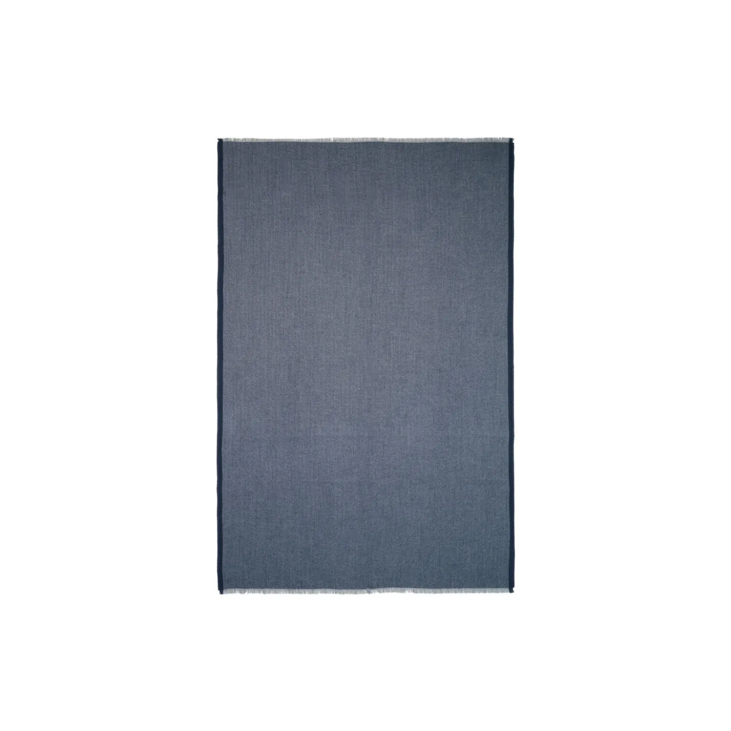Herringbone plaid, dark blue/grey