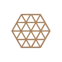 Hexagon bordskåner, terracotta