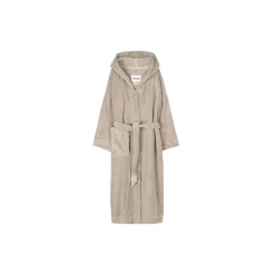 Hooded Bathrobe Terry, dried linen