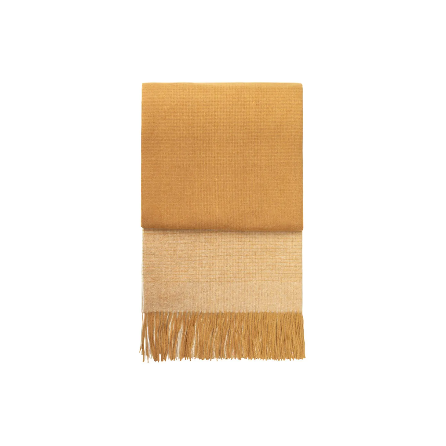 Horizon plaid, yellow ocher