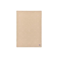 Icons Baby Signature Star Recycled Wool Throw, beige/white