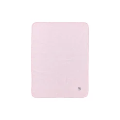 Icons Baby Signature Star Organic Cotton Throw, pink/white