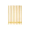 Icons Cotton Twill Waffle Striped viskestykke, yellow/white