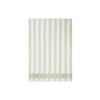 Icons Cotton Twill Waffle Striped Kitchen Towel, sage green/white