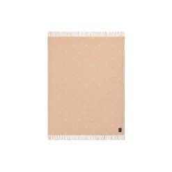 Icons Signature Star Recycled Wool Throw, beige/white