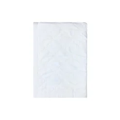 Icons Singature Star Organic Cotton Quilted Bedspread, white