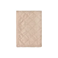 Icons Singature Star Organic Cotton Quilted Bedspread, beige
