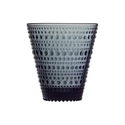 Kastehelmi drikkeglas 2 stk., dark grey