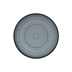 Kastehelmi Plate Ø 24,8 cm, dark grey