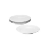 KOPPEL sæt af sidetallerkener 16 cm 4 stk., hvid