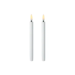 LED Christmas Tree Taper Candles 2 pcs