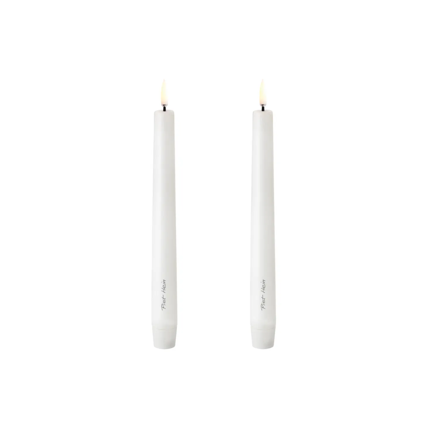 LED Kronelys 2-pak, hvid
