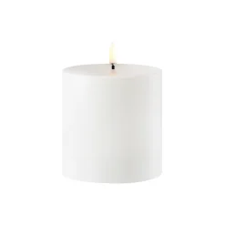 LED udendørs bloklys 10 cm, white