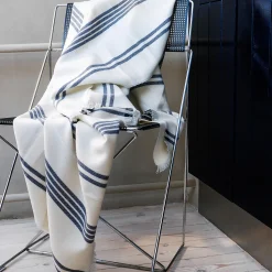 Lines plaid, blue