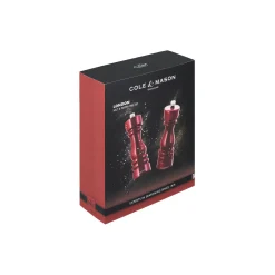 London Salt and pepper set, rød