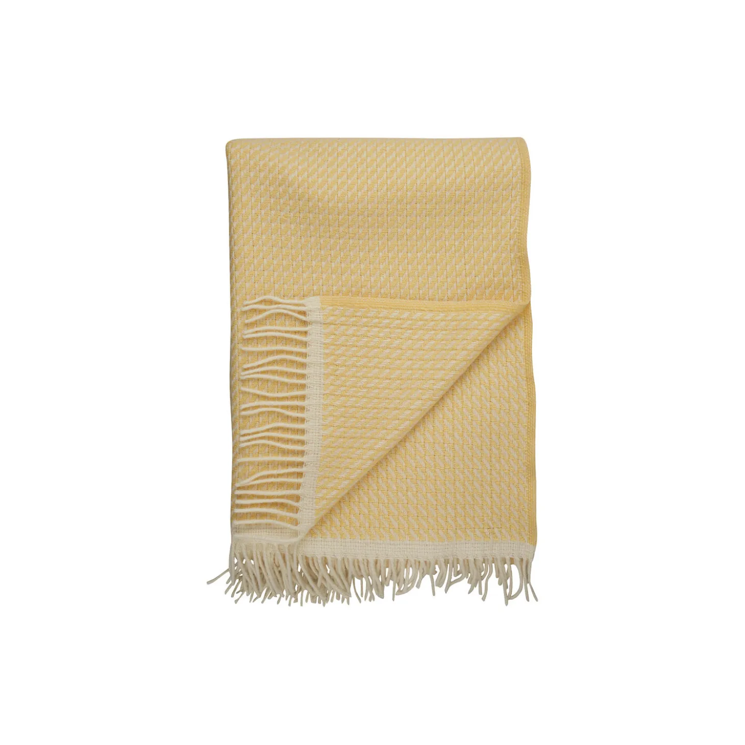 MELLO Throw, lemon yellow