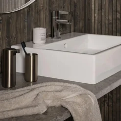 MODO Soap Dispenser, brass/metallic finish